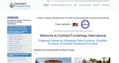 Desktop Screenshot of contract-furnishings.com