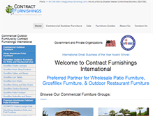 Tablet Screenshot of contract-furnishings.com